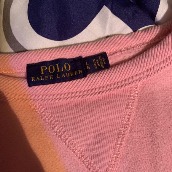 Baby Pink Polo Sweatshirt - Picture 2 of 2